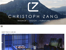 Tablet Screenshot of christophzang.com